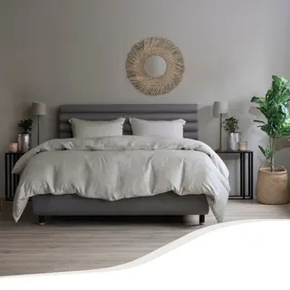 Home By Tempur® - Dekbedovertrek Bamboe - 100% Zijdezacht - Nature - 260x240 Cm
