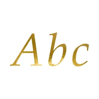 PartyDeco 5 Vellen Letterstickers, 143 Letters, 25 Tekens, Stickers Om Te Schrijven, Knutselen En Decoreren, Goudkleurig