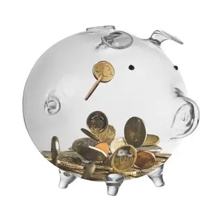 Ruhhy Grote Spaarpot Van Transparant Glas Voor Munten En Bankbiljetten 22588