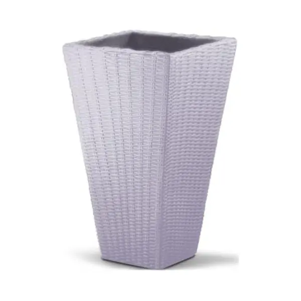 Deuba® Blumentopf Sand Polyrattan-Optik 70x40x40cm thumbnail