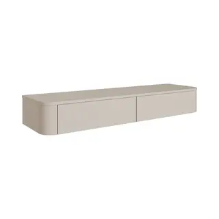 Selsey Luvio Slim – Hangend Tv-meubel, Kasjmiergrijs, 140 Cm
