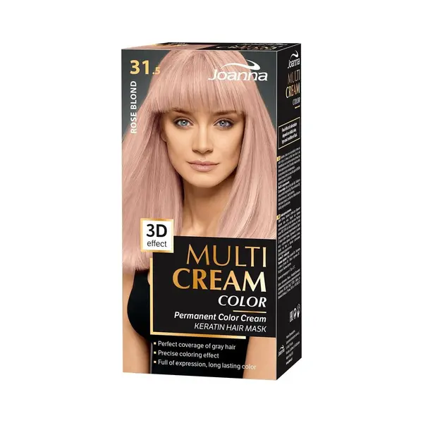 Joanna, Haarkleur, Multi Cream Colour Haarverf 31, 5 Roseonde (31, 5 Roseonde) thumbnail
