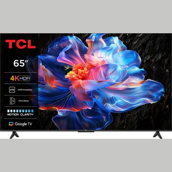 Tcl P61 65P61KX7 Fernseher 165,1 cm (65") 4K Ultra Hd Smart-Tv Schwarz, Metallisch thumbnail