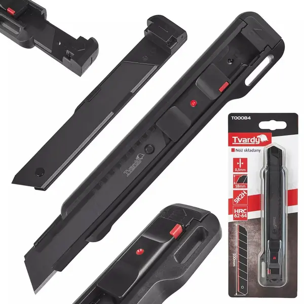 Tvardy Utility Mes - Easygrip - Ergonomisch - Precisie - 100mm X 18mm X 0.5mm thumbnail