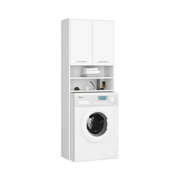 Akord Furniture Factory OP0LLAZBIAPRA opbergkast voor de badkamer Wit thumbnail