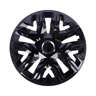 Nrm Perfecto Black Radkappen 16 Zoll Für Stahlfelgen | 16“ Radzierblenden 4er Set Schwarz