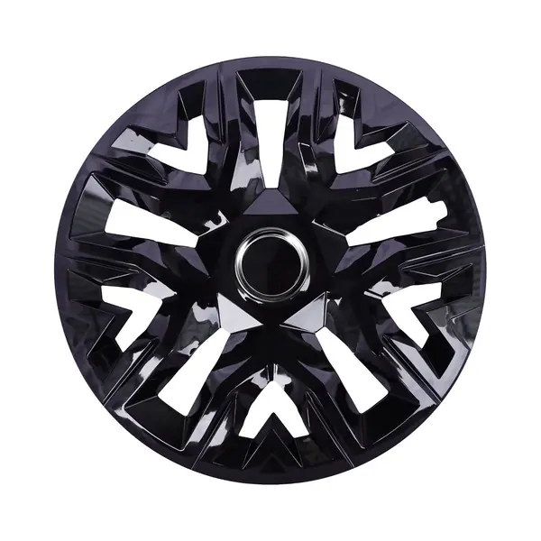 Nrm Perfecto Black Radkappen 16 Zoll Für Stahlfelgen | 16“ Radzierblenden 4er Set Schwarz thumbnail
