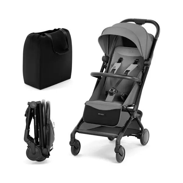 Kinderkraft Pilot 2 Light Weight Stroller Pushchair For Children Up To 22 Kg In Grey thumbnail