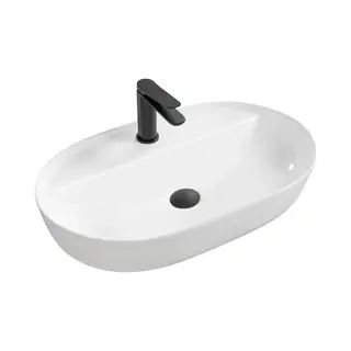 Rea, Spoelbak, Aura Aanrechtblad Wastafel 60, 5 Cm Wit (405 mm, 605 mm)