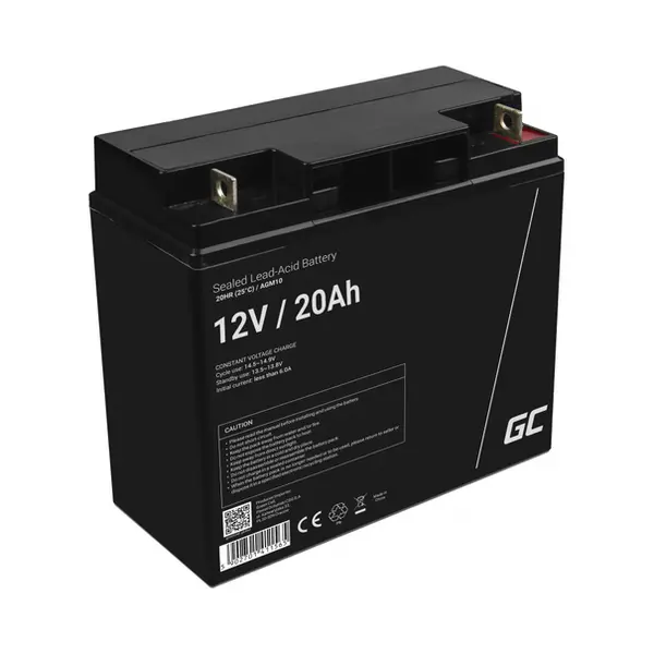 Green Cell AGM10 industrial rechargeable battery Sealed Lead Acid (Vrla) 20000 mAh 12 V thumbnail