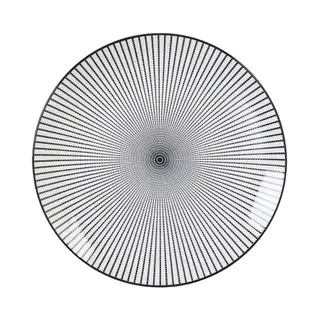 Plate Homla Navia Black, 27 Cm