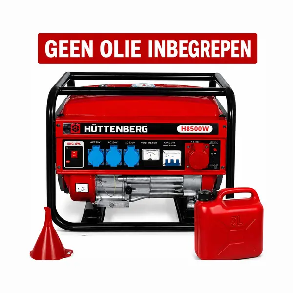 Huttenberg H8500 Stroomgenerator – Compact, Krachtig En Mobiliteit thumbnail