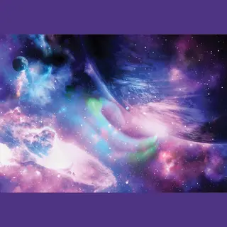 Fotobehang - Vlies Behang - Planeten In Het Universum - Ruimte - Space - Galaxy - Universum - 416 X 254 Cm