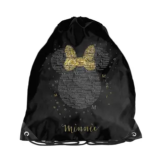 Disney Minnie Mouse Gymbag, Gold - 45 X 34 Cm - Polyester