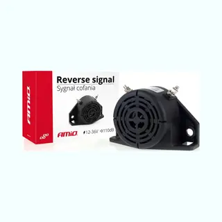 AMiO Achteruitrijalarm Pieper 12-36V 110dB Achteruitrijden Alarm Signaal