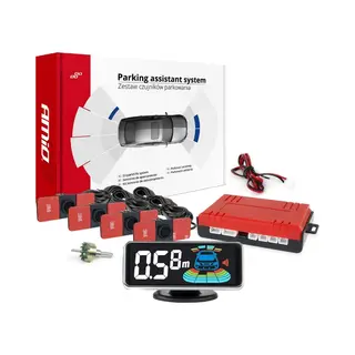 AMiO 03190 Parkeerassistent Met Boor, Met Montagehandleiding, Aantal Sensoren, 4