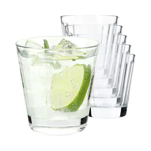 Kadax Drinkglazen, Drinkglazen Van Neutrum Calciumglas, Multifunctionele Drinkglazen, Waterglazen, Universele Glazen Voor Dranken, Mojito, Ijskoffie thumbnail