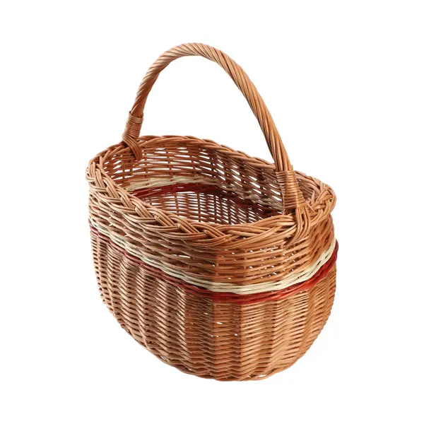 Kadax Rieten Mand Voor Paddenstoelen, Ovale Mand Om Te Winkelen, Robuuste Picknickmand Met Handvat, Flessenmand, Mand Voor De Tuin, Draagmand (mix, thumbnail