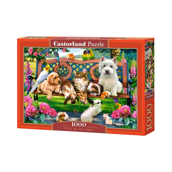 Castorland Haustiere im Park 1000 Teile Puzzle 1000 Stück Tiere thumbnail