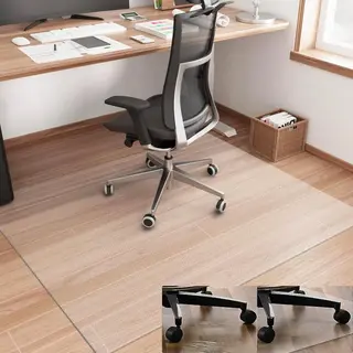 Vloerbeschermer - Bureaustoelmat Pvc - Voor Harde Vloeren - 100x140cm - Transparant