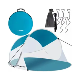 Trizand Pop-up Strandtent - 190x120x90cm - Met Mugennet - Ideaal Voor Stranduitjes