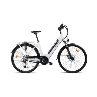 Sharp Urban Elektrische Stadsfiets 12.8Ah 28 Inch Wit