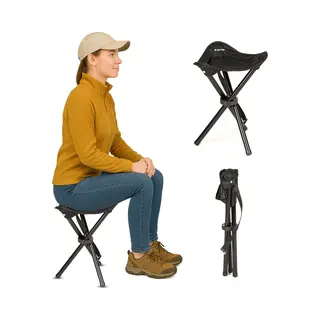 Outtec® Viskrukje - Tot 90 Kg - Campingstoel - Vouwstoel - Opvouwbare Stoel - Kruk - Opvouwbare Kruk - Lichtgewicht Campingstoel - Opvouwbare