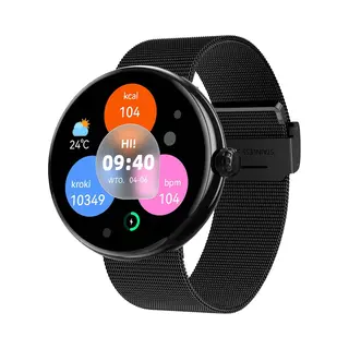 Forever Forevive 5 Sb-365 Black Smawasb365Fobk Set With Replacement Strap