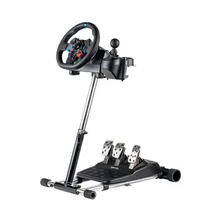 Wheel Stand Pro G27 Deluxe V2 Zwart, Grijs Stuurwiel + pedalen