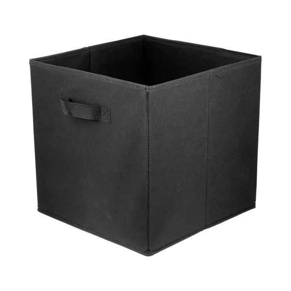 Domino Storage Box Faltbare Aufbewahrung Boxen 31 X 31 X 31 Cm Schwarz 1 Stück thumbnail