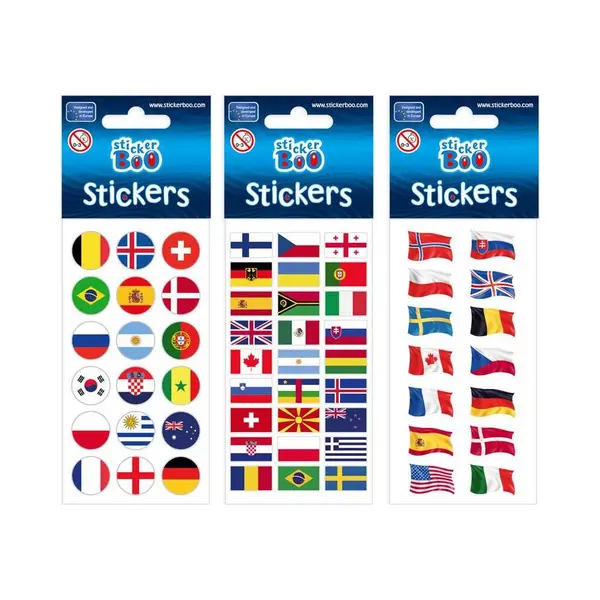 Sticker Boo, Stickers, Vlaggen thumbnail