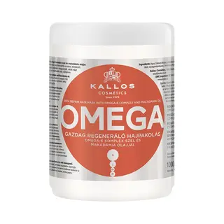Kallos Kjmn Omega Rich Reparaturmaske 1000ml Haarmaske für Frauen