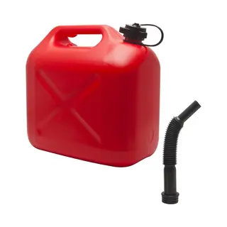 M.n.c. Maniac Sound System Brandstof Jerrycan Benzine Of Diesel - 5L Met Tuit - Rood - 5 Liter - 260 X 135 X 250 Mm - Noodpakket