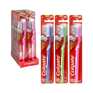 12x Colgate Double Action Tandenborstel