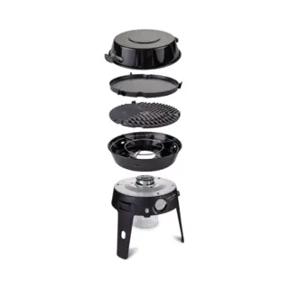 Cadac - Safari Chef 30 Hp Deluxe - Tragbare Grills - GreenGrill-Keramikbeschichtung – Inkl. Tragetasche - Campingplatz - 50mBar - Bbq-Must-Haves