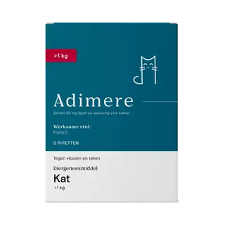 Adimere Gegen Flöhe Und Zecken - Katze - 6 Pipetten