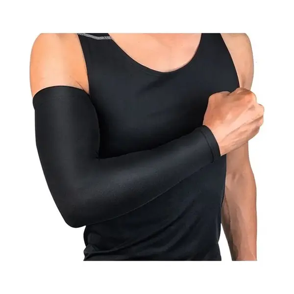Sport Compressie Arm Sleeve (Per Paar) - Zwart - Maat M thumbnail