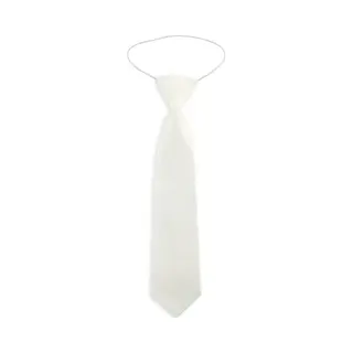 We Love Ties - Stropdassen - Kinderstropdas Katoen Wit - Wit