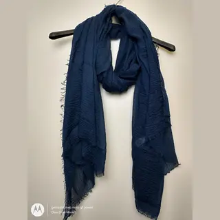 Dames Sjaal Ruby Effen Donkerblauw