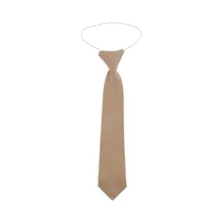 We Love Ties - Stropdassen - Kinderstropdas Katoen Bruin - Lichtbruin