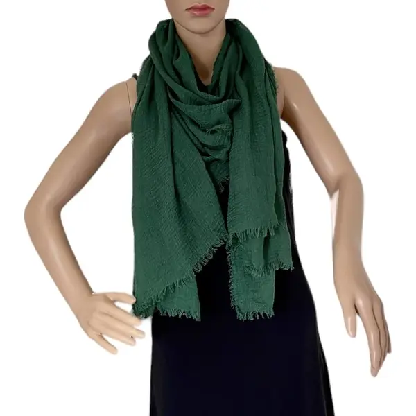 Dames Effen Kleur Sjaal Groen# thumbnail