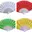 Wit, geel, groen, rood