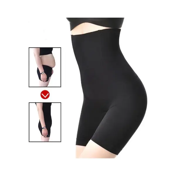 Shapewear Voor Billen, Buik En Dijen - Corrigerend Ondergoed High Waist - Zwart - Maat M/L thumbnail