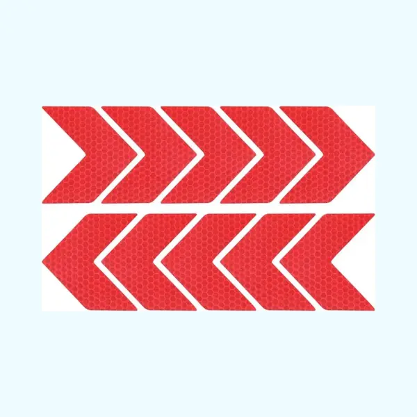 Togadget Reflecterende Stickers Auto - Veiligheid Mark - Set Van 2 - Rood thumbnail