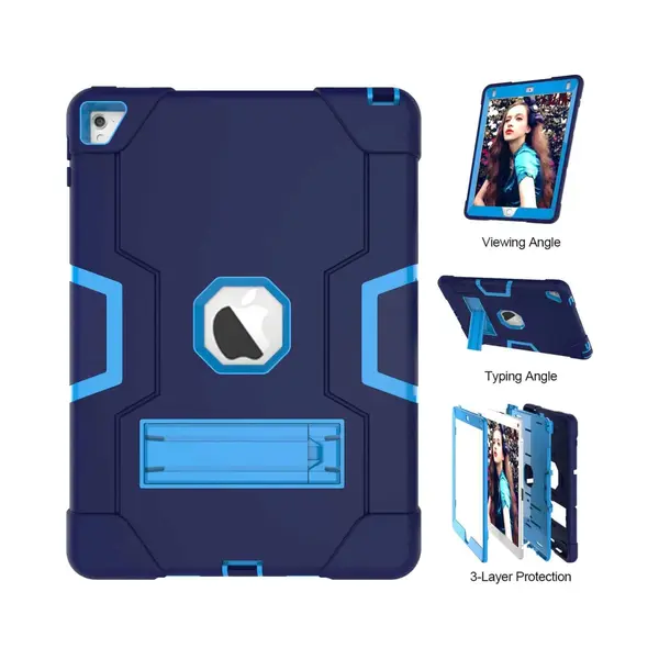 Fonu.nl Geschikt Voor IPad Air 2 Hoes - 9.7 Inch - 2e Generatie - Air 2014 Hoes - Air 2 Case - Shockproof Case Cover - A1566 - A1567 - Backcover - Met thumbnail