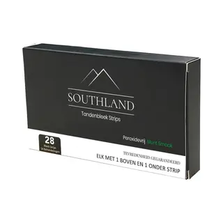 Southland Tandenbleek Strips - Whitening Strips - Tandenbleekset - Teeth Whitening Strips - Tanden Bleken - Tandenblekers