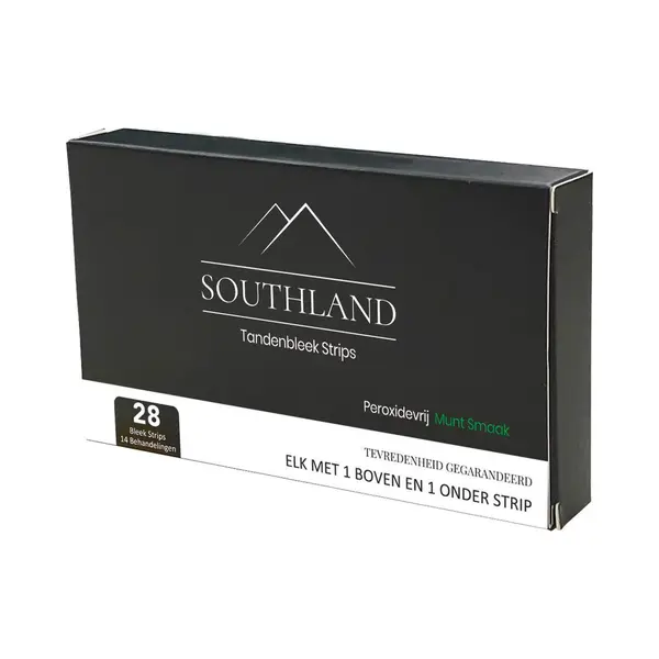 Southland Tandenbleek Strips - Whitening Strips - Tandenbleekset - Teeth Whitening Strips - Tanden Bleken - Tandenblekers thumbnail