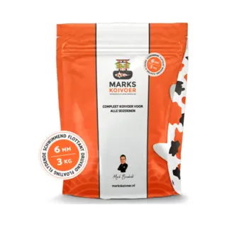 Mark's Marks Koivoer Multi Season 6 Mm Drijvende Korrel- Voor Sterke, Kleurrijke Koi Karpers