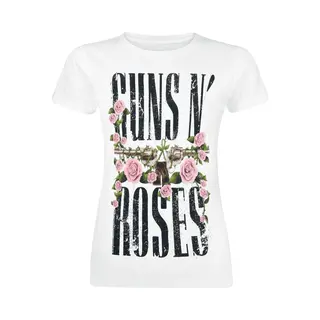 Guns N' Roses T-shirt - Big Guns - M Tot Xxl - Voor Vrouwen - Wit