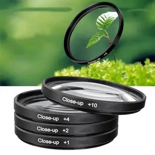 4x 77mm Close Up Filter Macro +1+2+4+10 Camera Lens Filter